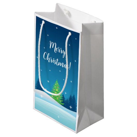 Sinterklaas kerstboomschilder klein cadeauzakje (Voorkant Gekanteld)