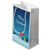 Sinterklaas kerstboomschilder klein cadeauzakje (Achterkant Gekanteld)