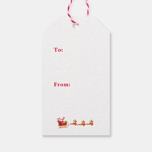 Sinterklaas Kerstcadeau Label Cadeaulabel (Achterkant)