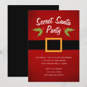 Sinterklaas kerstfeest kaart (Voorkant / Achterkant)