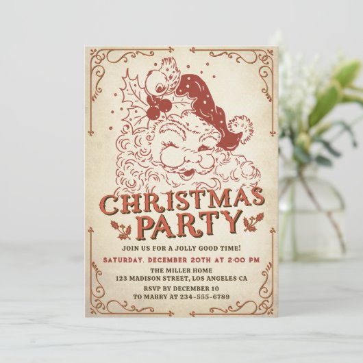  Sinterklaas Kerstfeest Kaart (Staand voorkant)