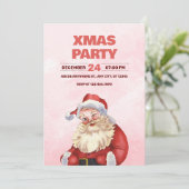 Sinterklaas kerstfeest kaart (Staand voorkant)