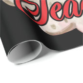 Sinterklaas kerstlicht voor favoriete leraar cadeaupapier (Rol Hoek)