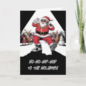 Sinterklaas Kerstman Kaart (Voorkant)