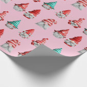 Sinterklaas Kerstmis Feestelijke Vakantie Geschenk Cadeaupapier (Hoek)