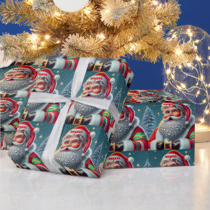 Sinterklaas Kerstmis Gepersonaliseerde Kinder Cadeaupapier