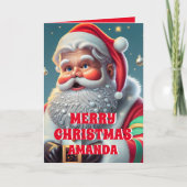 Sinterklaas Kerstmis Gepersonaliseerde kinder Foto Feestdagen Kaart (Voorkant)