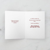 Sinterklaas Kerstmis Groet Feestdagen Kaart (Binnen)