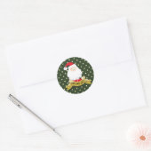 Sinterklaas Kerstmis Ho Ho Ho sticker (Envelop)