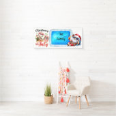 Sinterklaas Kerstmis in juli Pool Party Spandoek (Insitu)