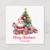 Sinterklaas Kerstmis Informatiekaartje (Voorkant)