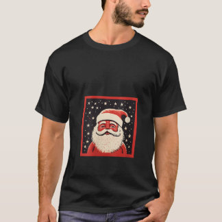 Sinterklaas Kerstmis Motief  Retro Santa CL T-shirt
