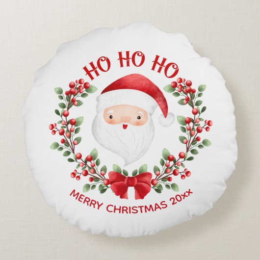 Sinterklaas Kerstmis Naam Rond Sierkussen Kussen (Achterkant)