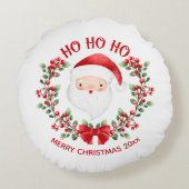 Sinterklaas Kerstmis Naam Rond Sierkussen Rond Kussen (Achterkant)