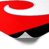 Sinterklaas Kerstmis partij teken Poster (Hoek)