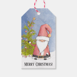 Sinterklaas Kerstmis Pop Door Cadeaulabel