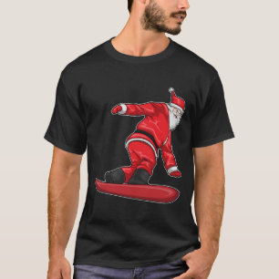 Sinterklaas Kerstmis Snowboard T-shirt