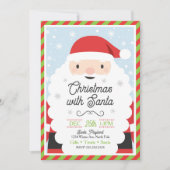 Sinterklaas Kerstmis uitnodiging voor kinderen (Voorkant)