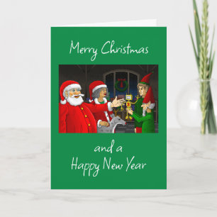 Sinterklaas' Kerstwerkplaats Feestdagen Kaart