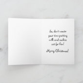 Sinterklaas kijkt feestdagen kaart (Binnen)