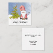 Sinterklaas Klant Vrolijk Kerstfeest Notitiekaartje (Voorkant / Achterkant)