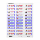 Sinterklaas' Kleine Helper Cavalier King Charles K Etiket (Full Sheet)