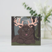 Sinterklaas Kleine Helper  Feestdagenkaart (Staand voorkant)