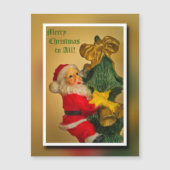 Sinterklaas Klimmen de Kerstboom - (Voorkant)