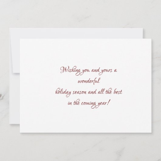 Sinterklaas, koffiezetapparaten,Prettige feestdage (Achterkant)