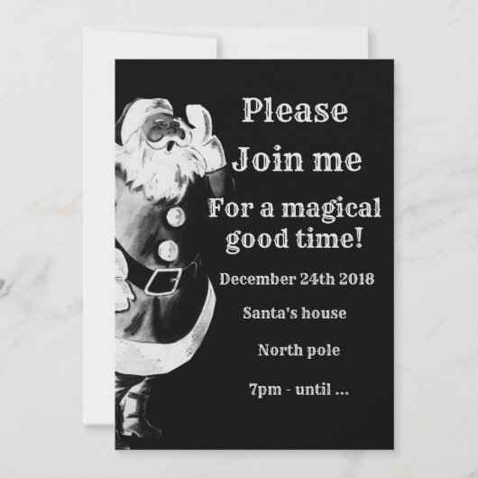 Sinterklaas kom bij mij uitnodiging (Voorkant)