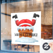 Sinterklaas komt eraan raamsticker (Cafe Raam)