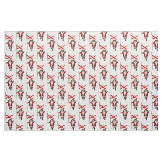 Sinterklaas komt naar Alabama Stof (Fat Quarter)