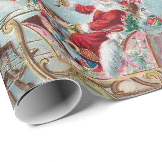 Sinterklaas komt naar de stad cadeaupapier (Rol Hoek)