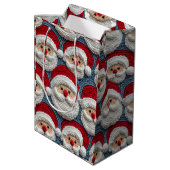 Sinterklaas-kroezenpatroon Medium Cadeauzakje (Achterkant Gekanteld)