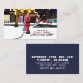 Sinterklaas' kus op Broadway, Kerstfeest ticket Informatiekaartje (Voorkant / Achterkant)