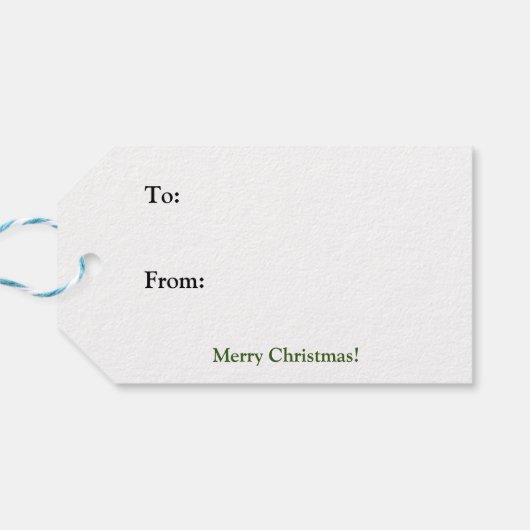 Sinterklaas lachend en zwaaiend cadeaulabel (Achterkant Horizontaal)