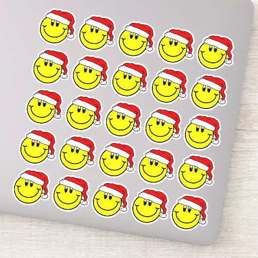 Sinterklaas lachend gezicht Emoji-Stickers Sticker (Detail)