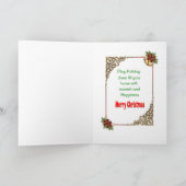 Sinterklaas leest brief van kind aan zichzelf kaart (Binnen)