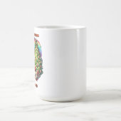 Sinterklaas leest verhalen van de kerstboom koffiemok (Center)