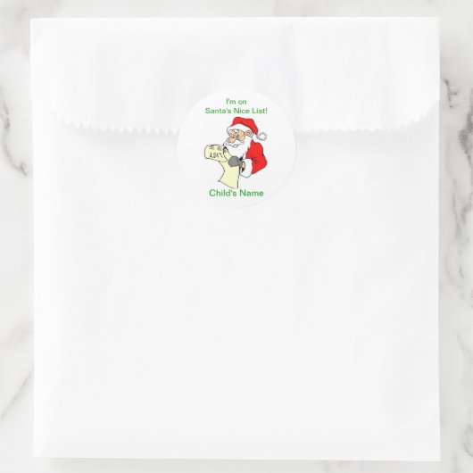  Sinterklaas Leuke Lijst Stickers (Tas)