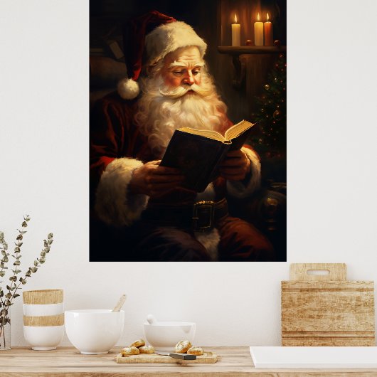  Sinterklaas Lezen Poster (Keuken)