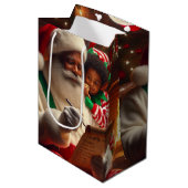 Sinterklaas Lijst Medium Cadeauzakje (Voorkant Gekanteld)