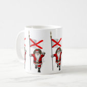 Sinterklaas met aftekening van Alabama Koffiemok (Voorkant links)
