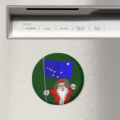 Sinterklaas met aftekening van Alaska Magneet (Insitu (Vaatwasser))