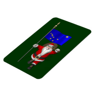 Sinterklaas met aftekening van Alaska Magneet