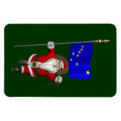 Sinterklaas met aftekening van Alaska Magneet (Horizontaal)