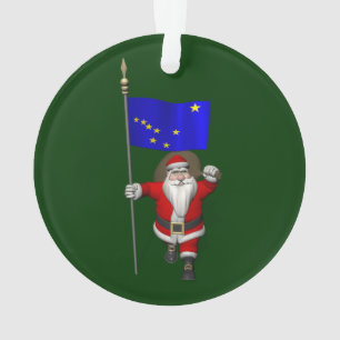 Sinterklaas met aftekening van Alaska Ornament