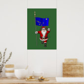 Sinterklaas met aftekening van Alaska Poster (Keuken)