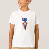 Sinterklaas met aftekening van Australische T-Shir T-shirt (Voorkant)