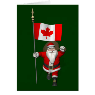 Sinterklaas met aftekening van Canada